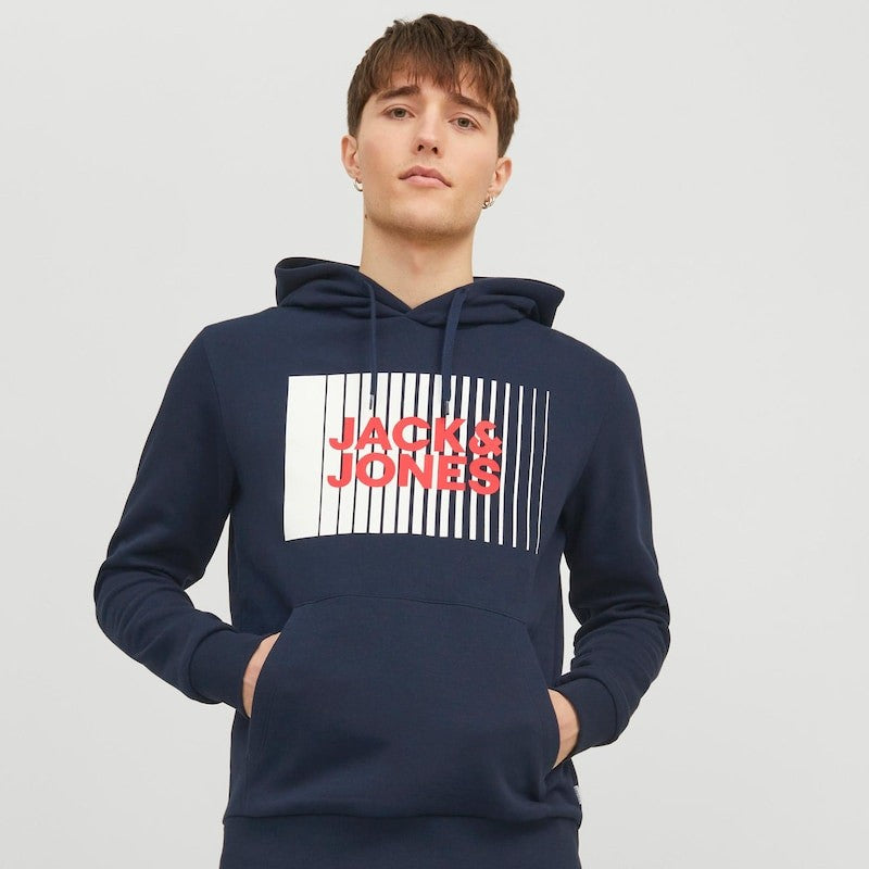 JJ Logo Navy Hoodie