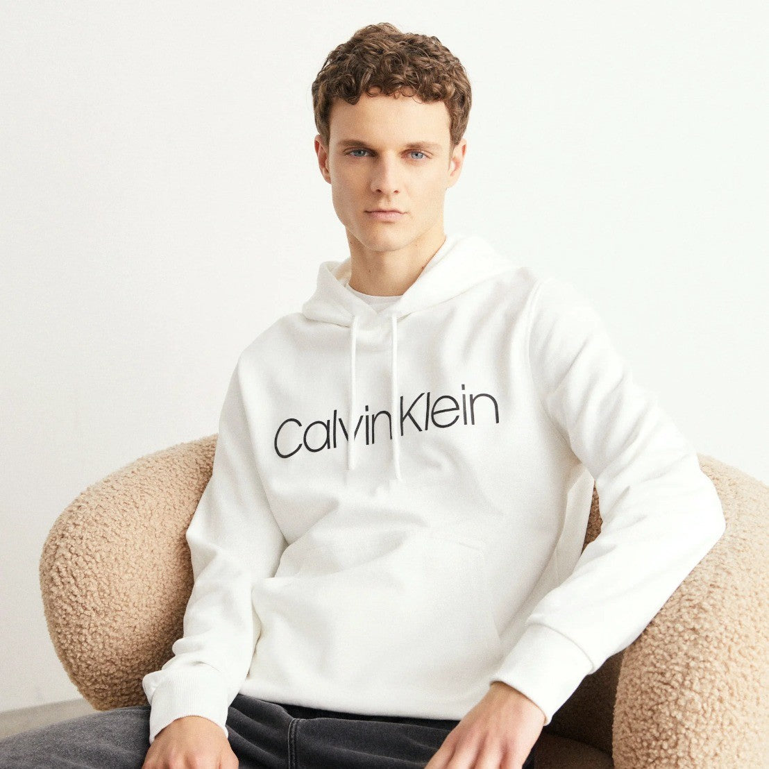 CK White Hoodie