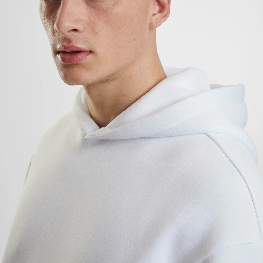White Oversized Hoodie