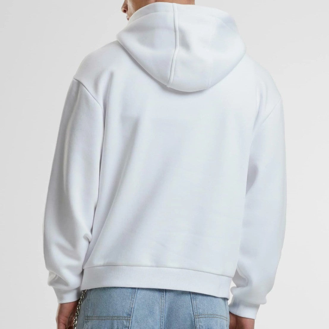 White Oversized Hoodie