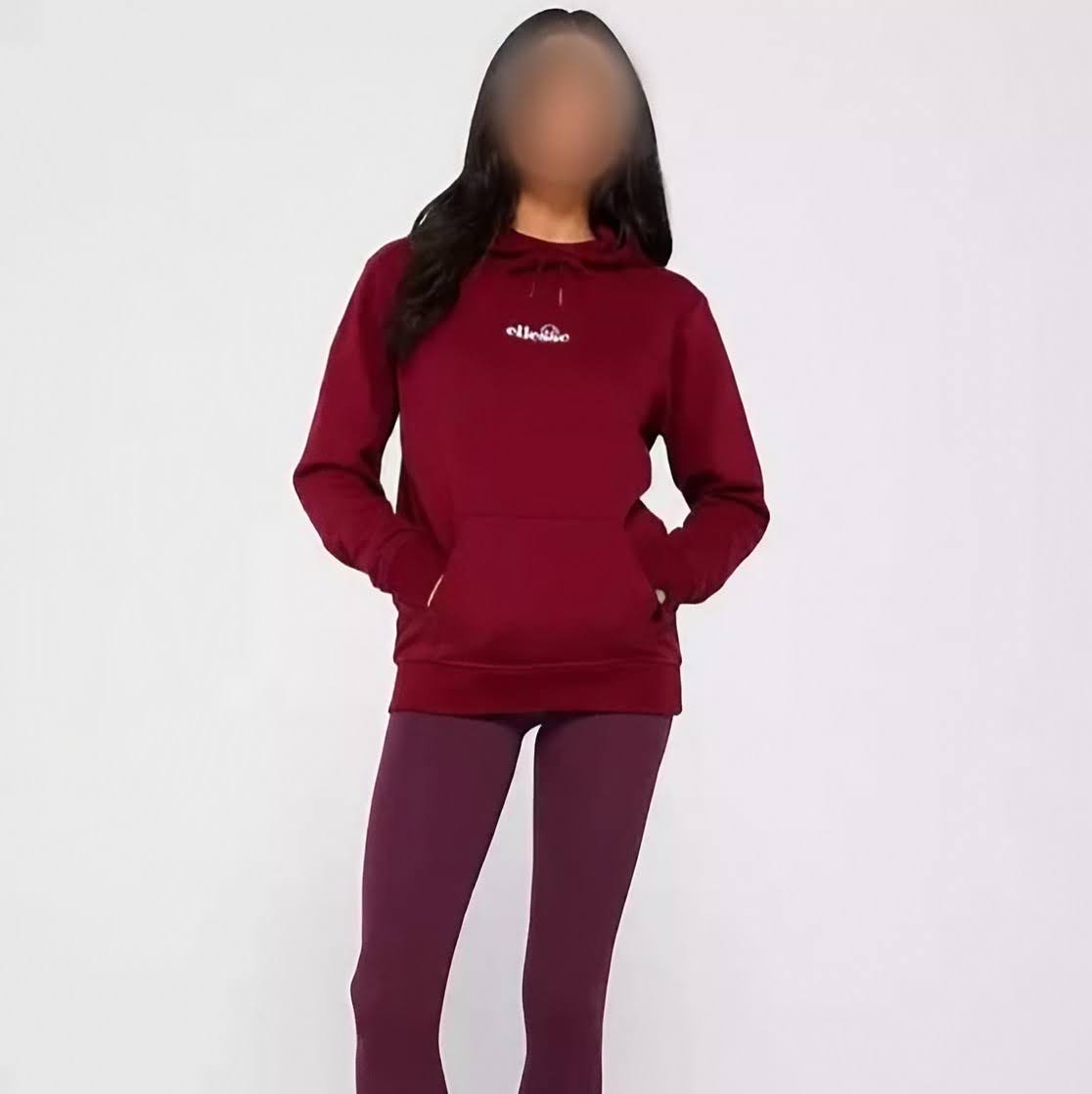 Elese Maroon Hoodie