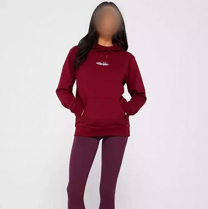 Elese Maroon Hoodie