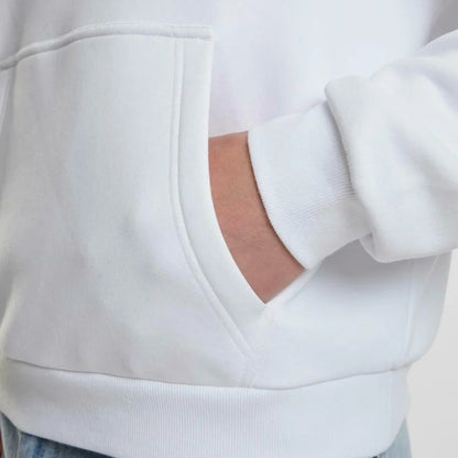 White Oversized Hoodie
