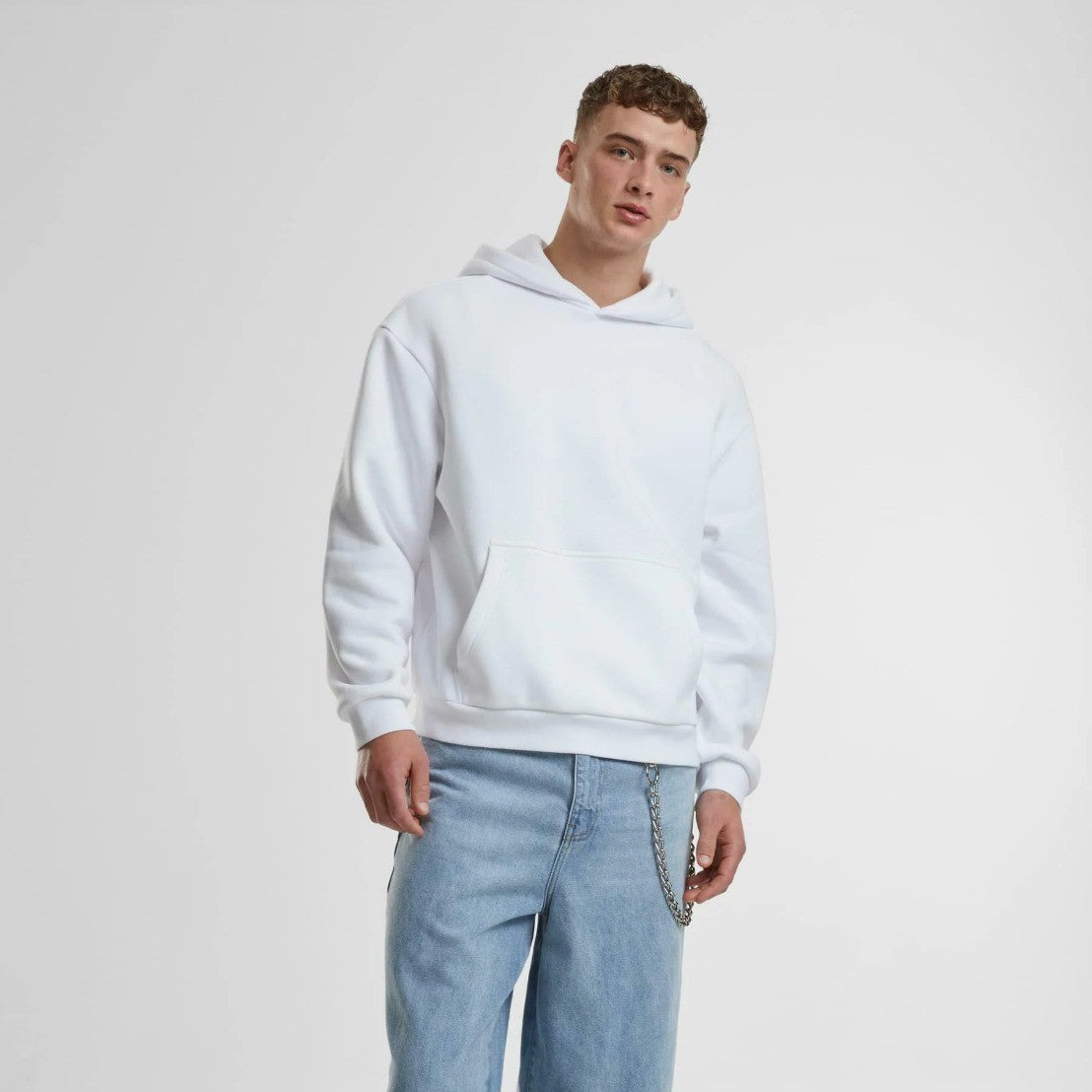 White Oversized Hoodie