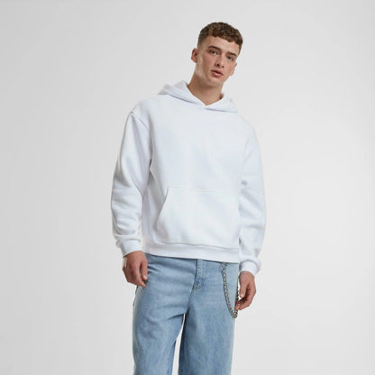 White Oversized Hoodie