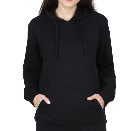 Black Blank Hoodie