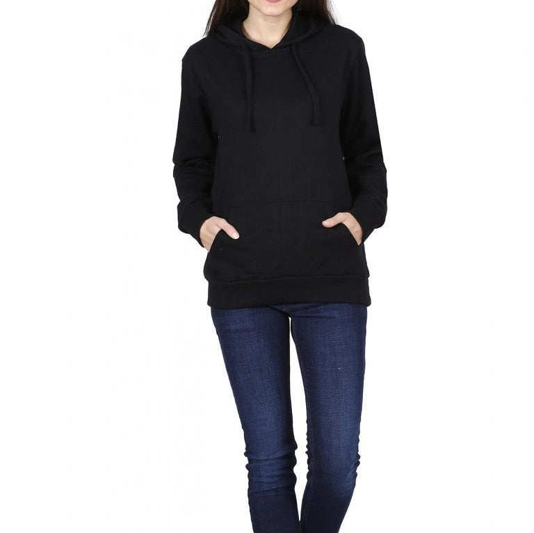 Black Blank Hoodie