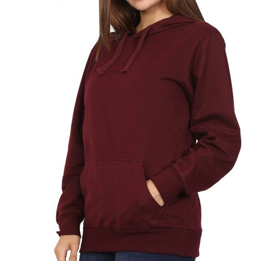 Maroon Blank Hoodie