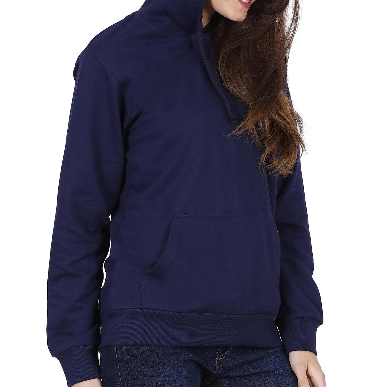 Navy Blank Hoodie