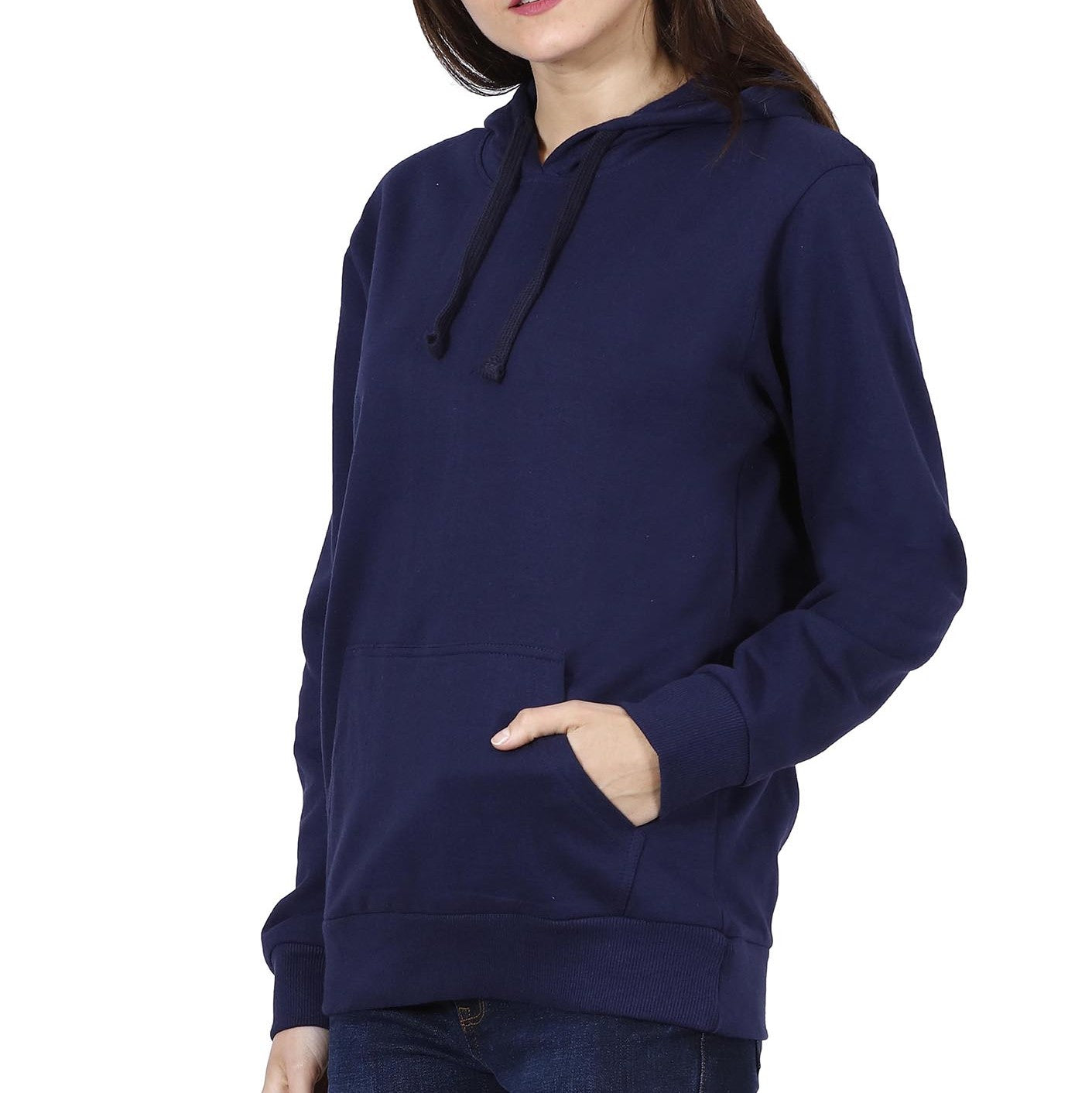 Navy Blank Hoodie