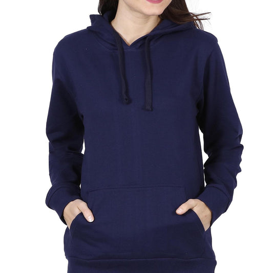 Navy Blank Hoodie
