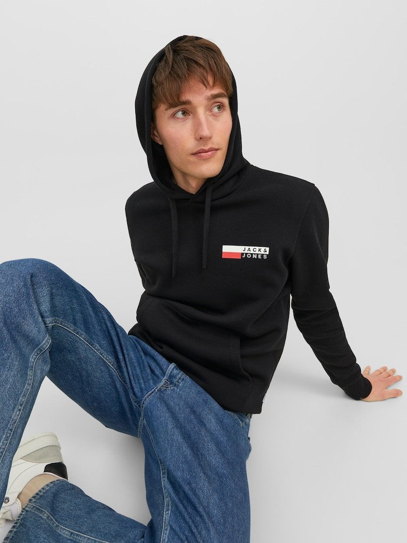 JJ Red logo Hoodie